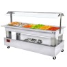 Salatbar 6x GN 1/1 H 150 mm BSB-6N-A1-R2 Buffet kalt