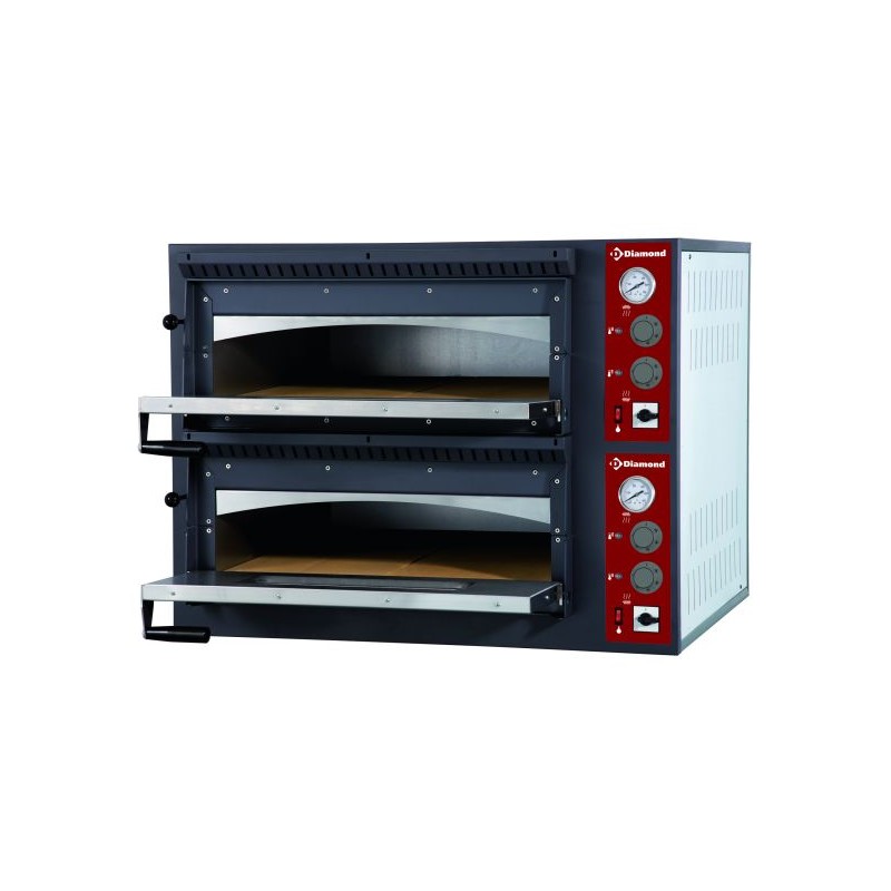 Pizzaofen für 4+4 Pizzen Ø 350 mm EFP-44R-M Pizzaöfen