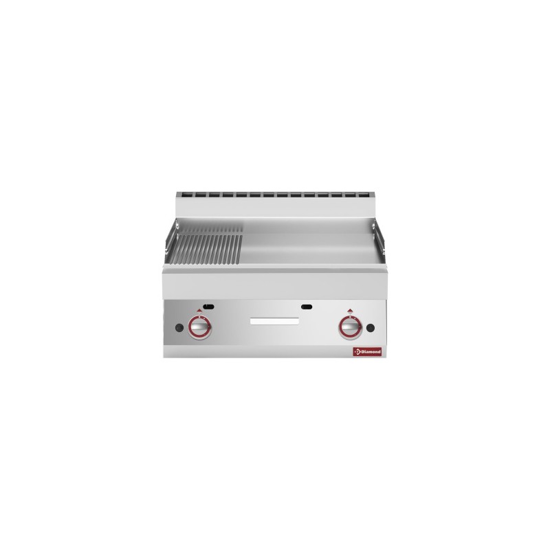 Griddle mit Stahlplatte, 1/3 gerillt G65-PM7T-N Tischgrill