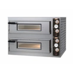 Vollschamott Pizzaofen für 6+6 Pizzen Ø 340 mm LOBE-77 Pizzaöfen