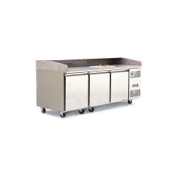 Pizzakühltisch 3-türig (400x600 mm) R600a ONLINE-30 SONDERAKTION Pizza