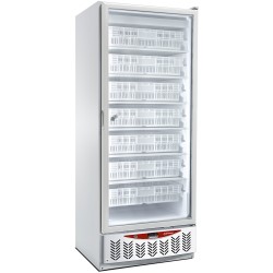 Lagertiefkühlschrank GN 2/1 mit Glastüre -22°/-18°C NFT55-R2G Lagerkühlung