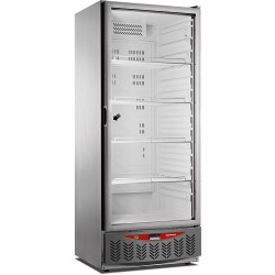 Lagerkühlschrank GN 2/1 mit Glastüre +1°/+8°C PFV55-X-R6G Lagerkühlung