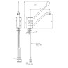 Mischbatterie mit Hebel CW2002-MT Wasserarmaturen