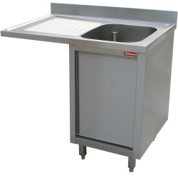 Spülschrank für Untertischspülmaschine - B 1400 mm L1411VS-AS-D Spültische/-schränke