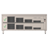 Wärmeschrank 1800 x 700 x H 900 mm WS-S/187 Wärmeschränke