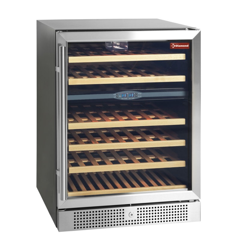 Weinkühlschrank mit 2 Temperaturen, ca. 38 Flaschen WCB-16-X2S Weinkühlung