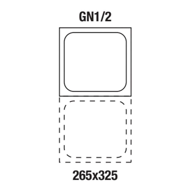 Gastronorm Behälter 1/2 GN1-2-65 GN-Behälter