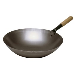 Wok-Pfanne Stahl ø 360mm BAR-ZUB18 Chinaherd