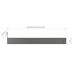 Wandbord 1200 x 400 mm WBN/1240 Wandborde