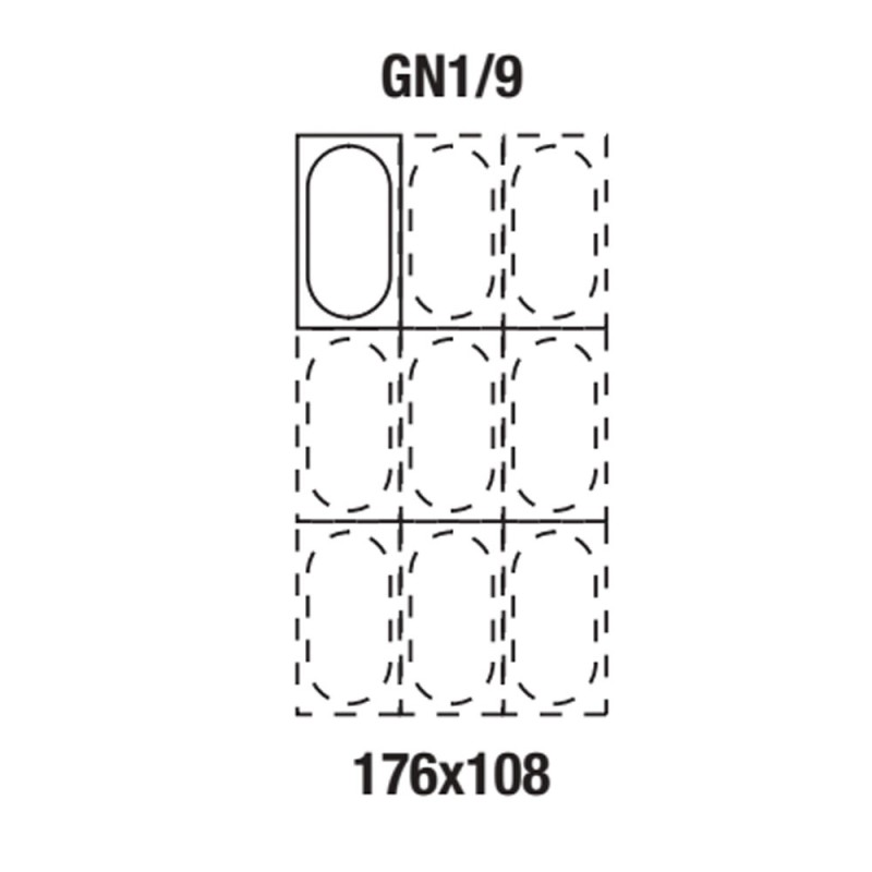 Gastronorm Behälter 1/9 GN1-9-100 GN-Behälter