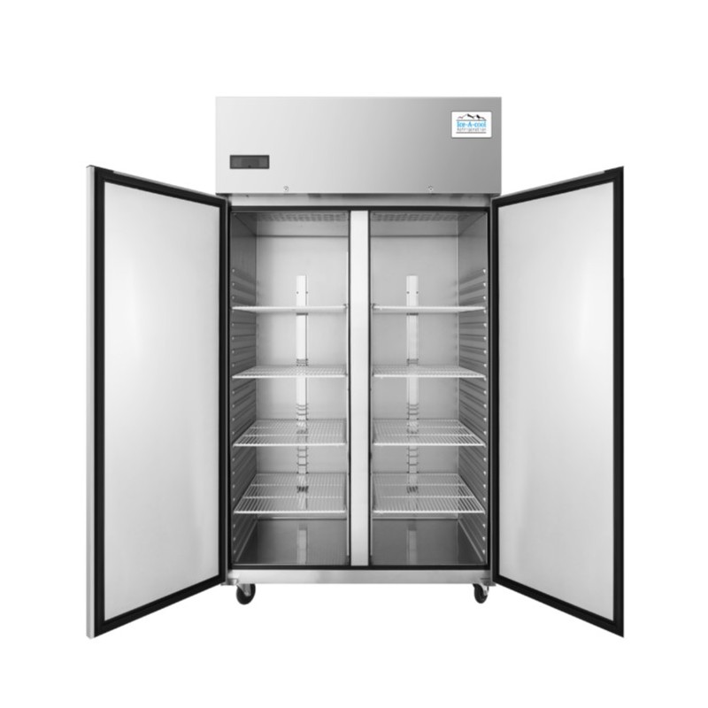 2-türiger Umluft Kühlschrank 1235L GN2/1 - R600a ICE-80-KS Kühl- & Tiefkühlschrank