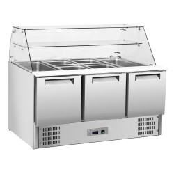 Saladette mit Glasaufbau (R290) PROMO-203 SONDERAKTION Kühlen